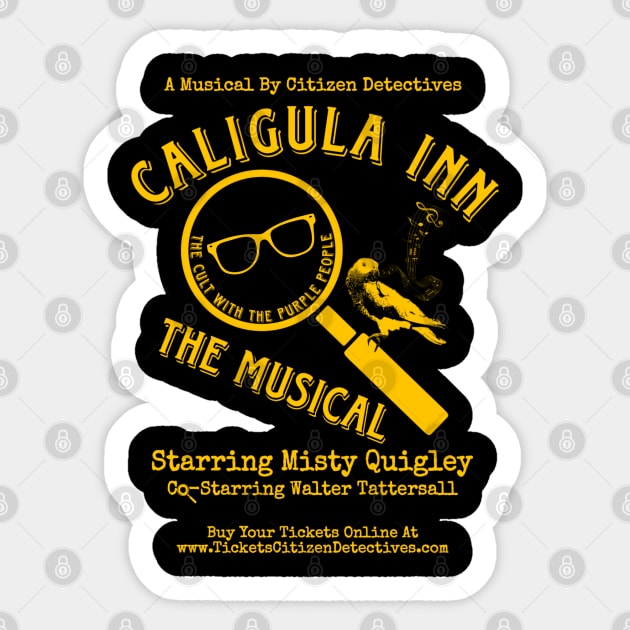 Caligula Inn The Musical - Glasses Sticker by LopGraphiX